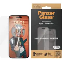 PanzerGlass | Classic-Fit - Skærmbeskyttelse til mobiltelefon - Krystalklar | Apple iPhone 15 Plus