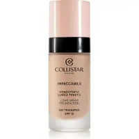 Collistar Make-Up Impeccabile Long Wear Foundation Spf 15 Flydende foundation 30 ml Naturale Rosato