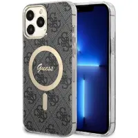 GUESS GUHMP13XH4STK iPhone 13 Pro Max 6,7" sort/sort hardcase 4G MagSafe