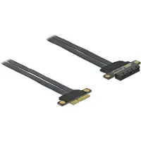 DeLOCK PCI Express x4 to x4 with flexible cable - Udvidelseskort