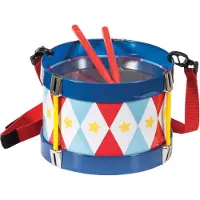 Schylling Drum, Legetøjs musikinstrument, Tromme, 3 År, 290 g, Flerfarvet