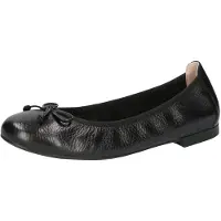 Caprice Ballerina, black, made of Leather with Block heel, Size 41