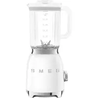 Smeg 50''s Style Blendere BLF03WHEU Hvid, Bordplade blender, 1,5 L, Impulsfunktion, Knusning af is, 1 m, 800 W