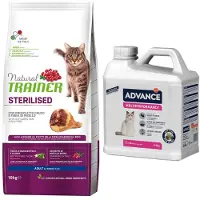 NATURAL TRAINER 1 kg gratis! 10 kg Sterilised - Tørret skinke