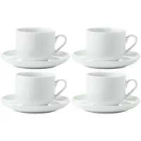 Aida Atelier kaffekop 18 cl 4-pak Super hvid