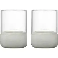 Blomus Calma fyrfadsstage Ø7 cm 2-pak Light grey