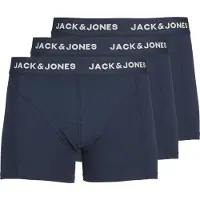 Jack & Jones Boksershorts 'Anthony' mørkeblå / hvid