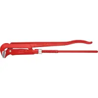 Knipex Rohrzange 560 mm, Rød, Svensk rørtang, Rød, 90°, 560 mm, 82 mm