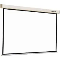Reflecta Crystal-Line Motor lux - Projektionsskærm - loftsmonterbar, vægmonterbar - motoriseret - 98 (249 cm) - 1:1 - Matte White