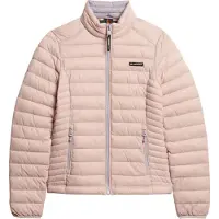 Superdry Superdrytil kvinder. W5011835A Quiltet jakke Fuji Lite pink (XXS), Casual, Nylon
