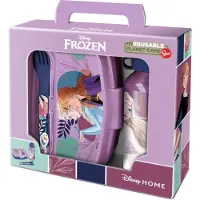 Disney Frozen Disney Frost madkassesæt m. Aluflaske & bestik