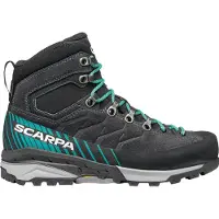 Scarpa - Vandresko dame - Mescalito Trek GTX Wmn Dark Anthracite Tropical til Unisex - Størrelse 38.5 - Sort