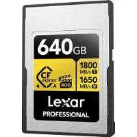 Lexar Cfexpress Pro Type A 4.0 Series 640gb Hukommelseskort