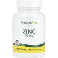 NaturesPlus , Zink, 10 mg, 90 Tabletter