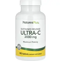 NaturesPlus , Ultra-C, Sustained Release, 90 Tabletter