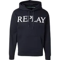 Replay Sweatshirt natblå / hvid