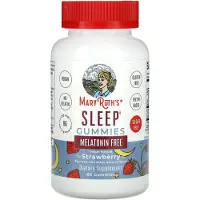 MaryRuth Organics , Sove Gummies, Melatoninfri, Jordbær, 20 mg, 60 Gummies (10 mg Per Gummy)