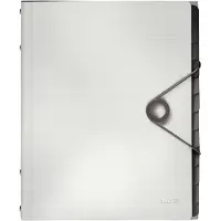 Leitz Solid - Klassificeringsmappe - 12 rum - 12 dele - for A4 (210 x 297 mm) - kapacitet: 200 ark - med faneblade - hvid
