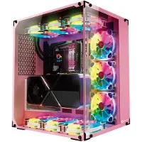 Talius Cronos Orchid Rgb Crystal Pc-tårnhus