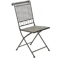 EDM Metalstol Med Mosaik 90x39 Cm