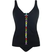 Sunflair Tankini lyseblå / æble / lilla / sort