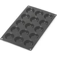 Lékué tarteletteform silikone 15 stk Sort
