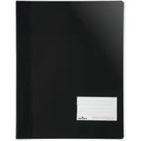 Durable Cartellina trasparente ad aghi 269001 Nero DIN A4+