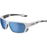 Bolle - Solbriller - Airfin White Matte Grey - Volt+ Offshore Polarized til UnisexNylon - Hvid