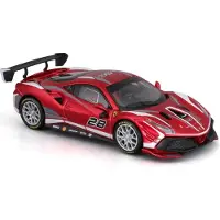Bburago Ferrari 488 Challenge Evo, Sportsbil model, Formonterede, 1:43, Ferrari 488 Challenge Evo, Ethvert køn, Metal, Plast