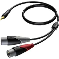 Procab Classic Series CLA712 - Audiokabel - XLR han til mini-phone stereo 3.5 mm han - 1.5 m