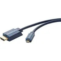 AromaCare 5m Micro-HDMI Adapter, 5 m, HDMI Type D (Micro), HDMI Type A (Standard), 10,2 Gbit/sek., Blå