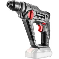 Graphite 58G009, SDS-plus, Grå, 1 cm, 900 rpm, 0,8 J, 5000 bpm or slag i minuttet
