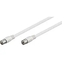 Goobay 66613, 1,5 m, 3C-2V, Hvid