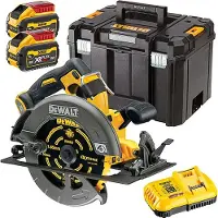 DeWalt Akumuliatorinis diskinis pjūklas DCS579X2-QW 54 V 2x9,0 Ah akum.