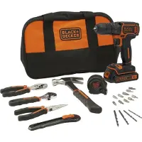 Black & Decker SKRUETRÆKKER 18V 2x1,5Ah, BDCDC18HTSA