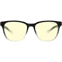 Gunnar Optiks Berkeley, Unisex, Oval, Klassisk, Sort, Transparent, Nylon, Ravfarvet