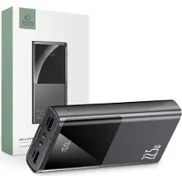 Tech-Protect Powerbank PB13 20000mAh 22.5W 2x USB-A / USB-C / Lightning med kabel - grå