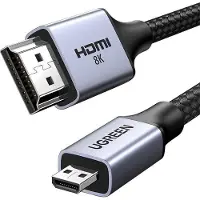 UGREEN HDMI Micro til HDMI-kabel 2 m sort (15517)