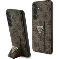 GUESS GUHCS24SPGS4TDW S24 S921 brun/brun hardcase Grip Stand 4G Triangle Strass