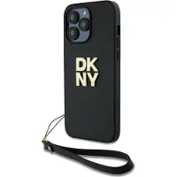 DKNY Håndledsrem Stock Logo etui til iPhone 14 Pro - sort