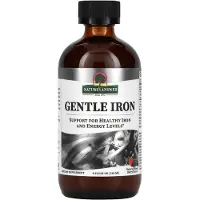 Natures Answer , Gænske Jern, Naturlig Blandet Jordbær, 8 fl oz (240 ml)