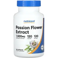 Nutricost , Passion Flower Ekstrakt, 1.500 mg, 120 Capsules
