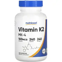 Nutricost , Vitamin K2 MK-4, 100 mcg, 240 Capsuler