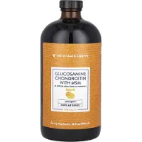 The Vitamin Shoppe , Glukosamin Kondroitin Med MSM, Orange , 32 fl oz (946 ml)