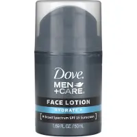 Dove , Mænd + Pleje, Ansigt Lotion, Hydrate +, SPF 15, 1,69 fl oz (50 ml)