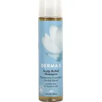 DERMA E Scalp Relief Shampoo med psorzema urteblanding - All Natural Scalp Treatment & Dandruff Shampoo - Begynder kløende hovedbund og fremmer h