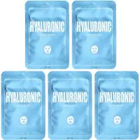 Lapcos Hyaluronsyre Sheet Mask Daily Hydrating Face Mask beskytter og nrer huden Koreansk sknhedsfavorit 5-pak