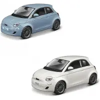 Bburago Fiat 500e 1:24, Bybil model, Formonterede, 1:24, Fiat 500e, Ethvert køn, Metal, Plast