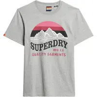 Superdry Superdrytil mænd. M1012122A Great Outdoors T-shirt grå (M), Casual, Bomuld, Korte ærmer