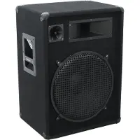 Omnitronic DX-1522, 1,0 kanaler, 400 W, 30 - 18000 Hz, 8 ohm (O), Sort